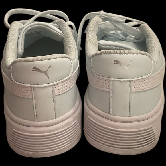 Worn Once Light Blue / White PUMA Carina 2.0 SD Platform Sneakers Women’s Size 9 - Picture 4 of 7